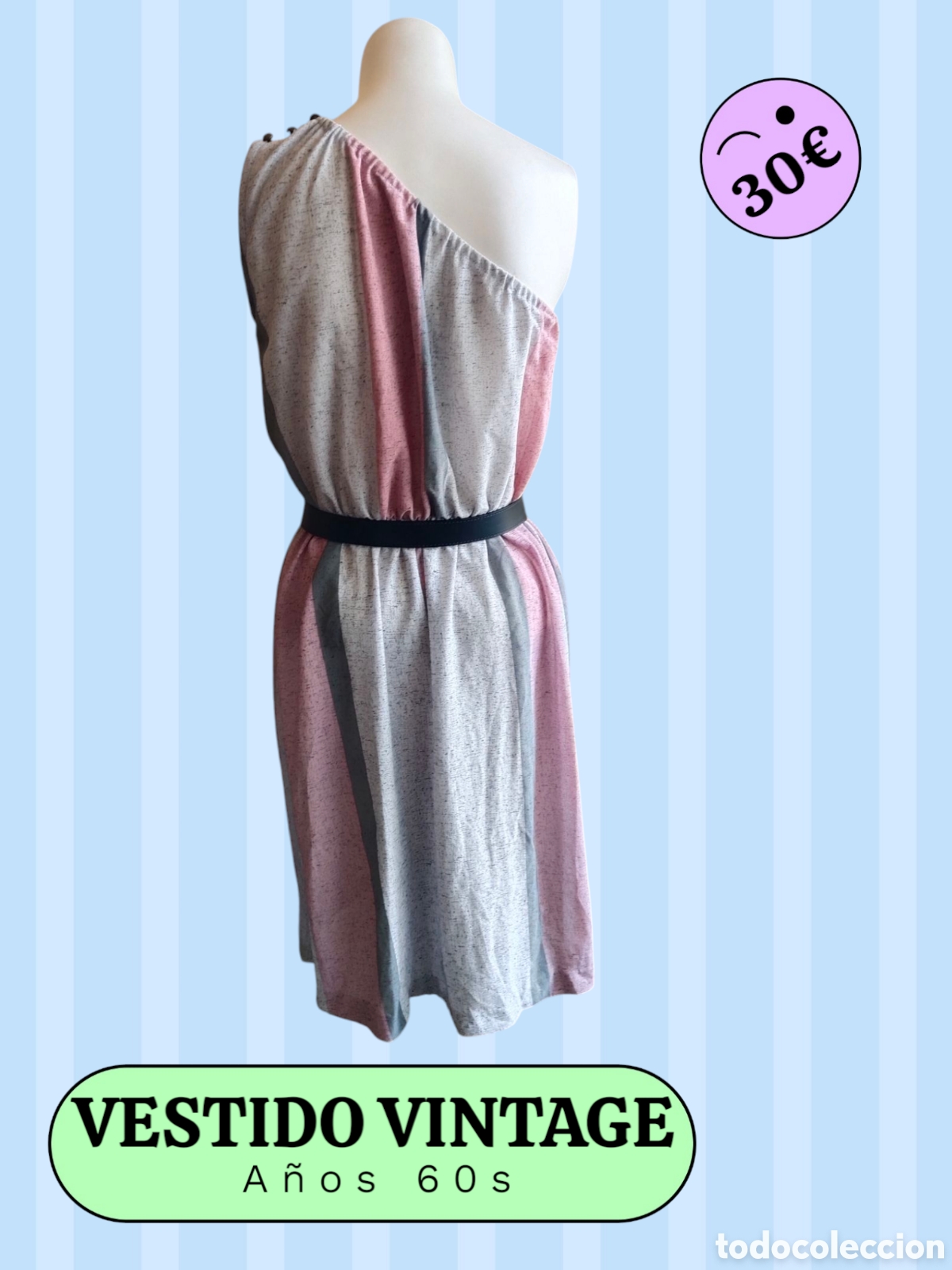 Vintage: Vestido Primavera-Verano - Foto 2