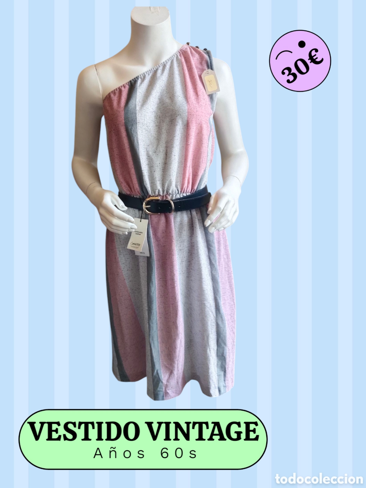 Vintage: Vestido Primavera-Verano - Foto 1