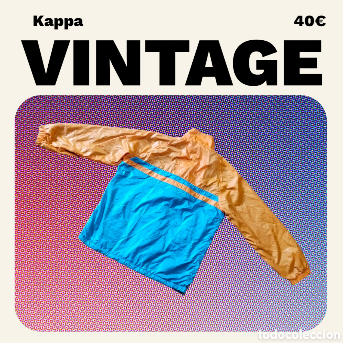 Vintage: Chubasquero Vintage Kappa. - Foto 2