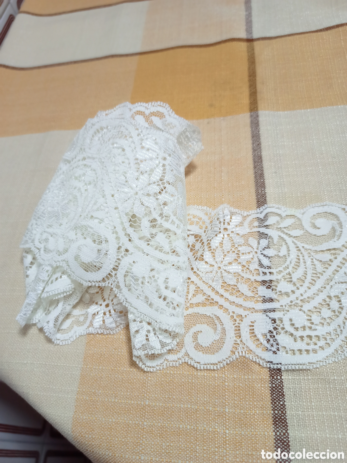 Vintage: Puntilla blanca ancha. - Foto 2