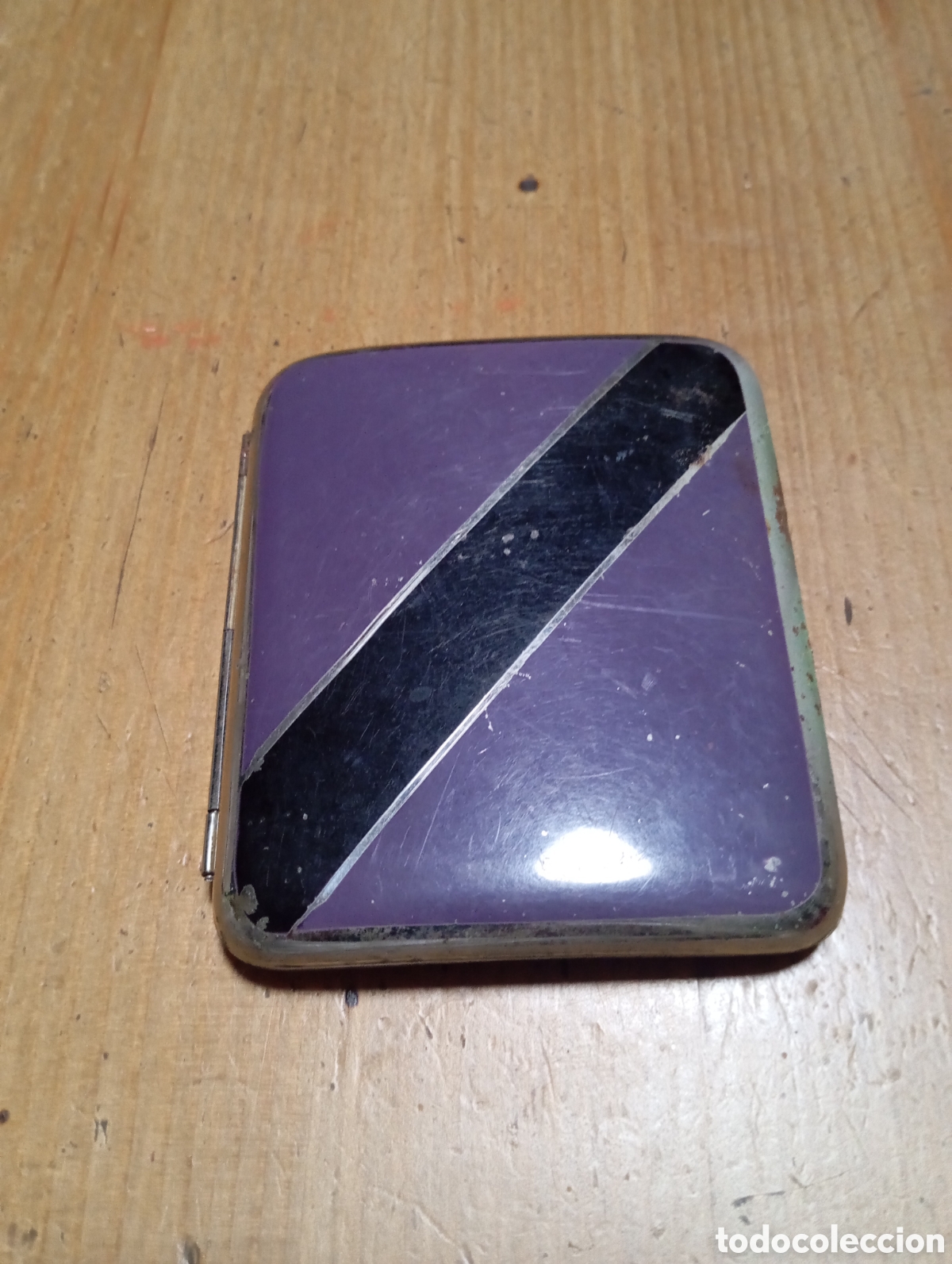 Vintage: ANTIGUA PITILLERA ESMALTADA - Foto 1