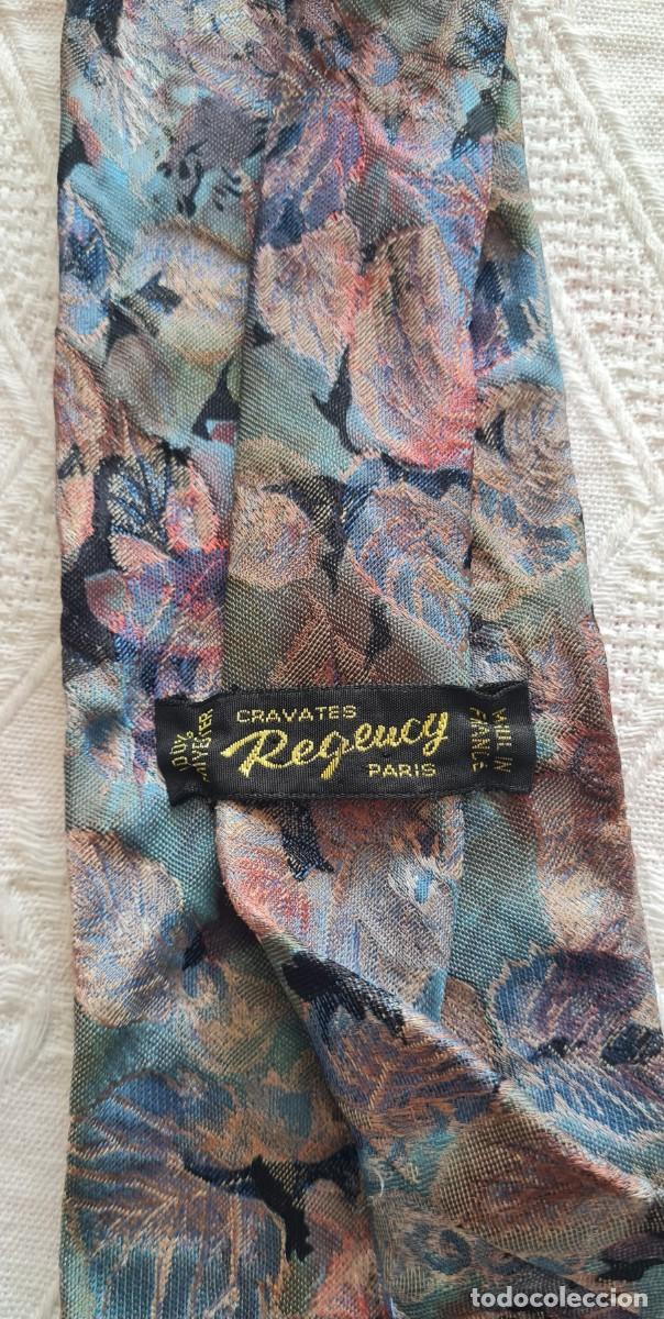 Vintage: Corbata REGENCY &ndash; PARIS -made in France - polyester - Foto 4