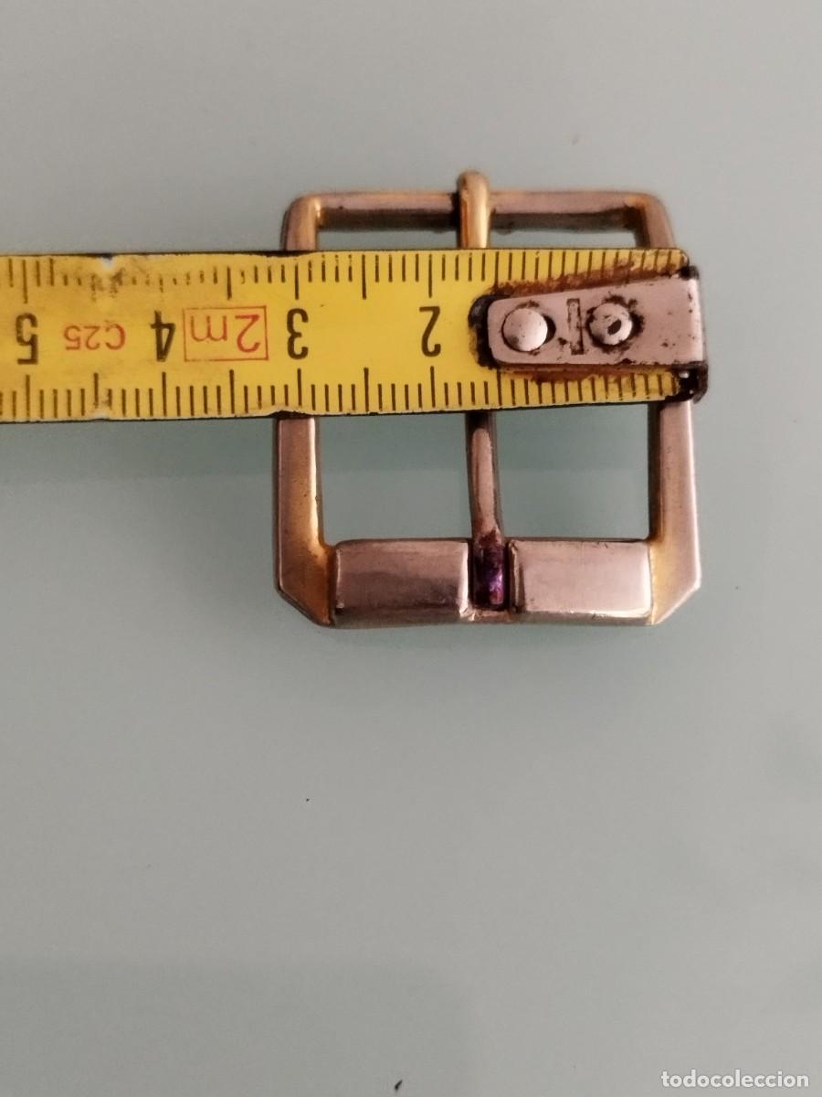 Vintage: Dos antiguas hebillas de cintur&oacute;n. - Foto 7