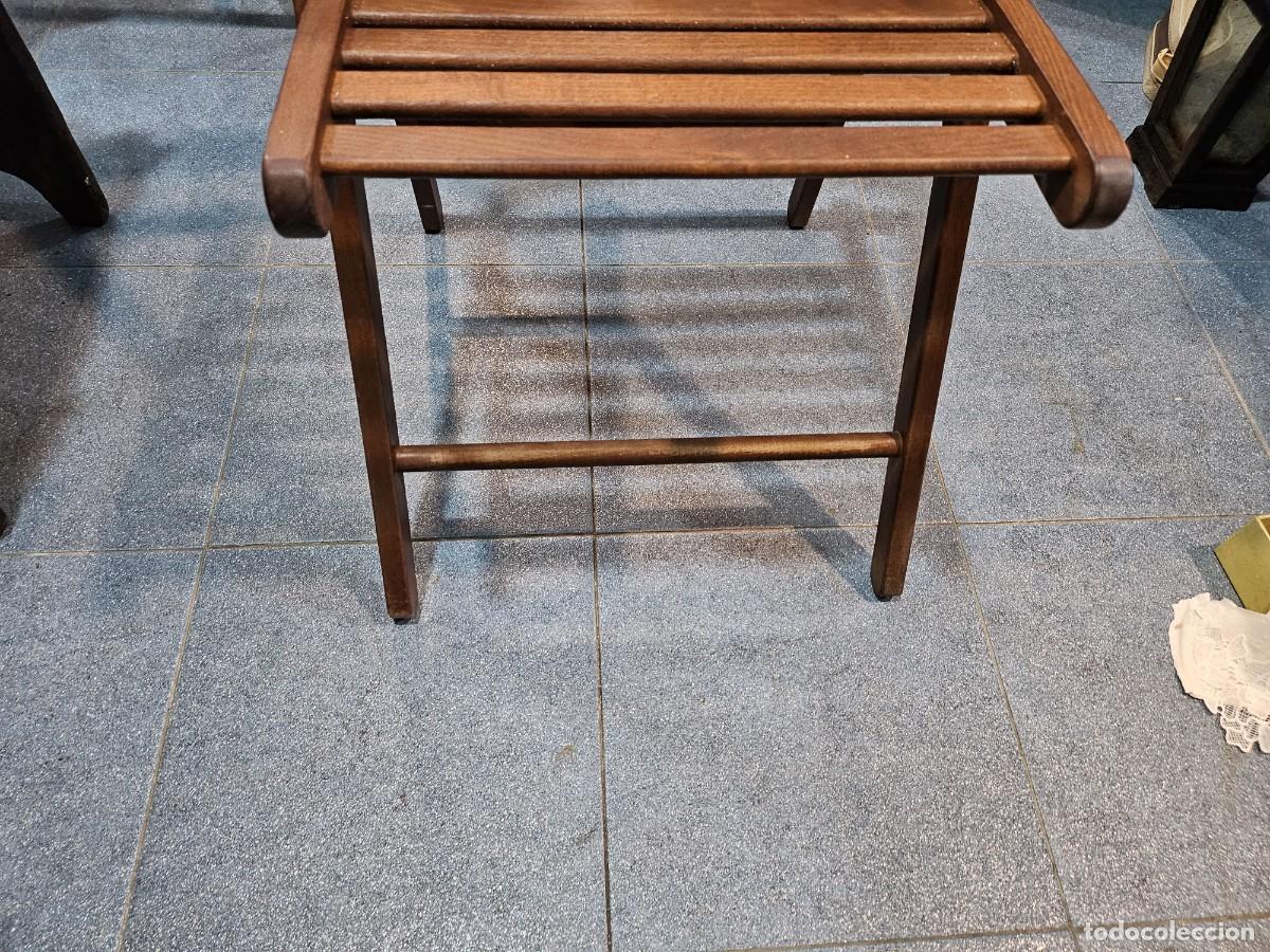 Vintage: silla pegable de madera - Foto 4