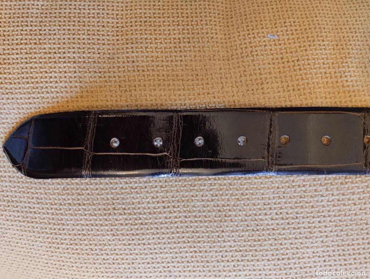 Vintage: Cintur&oacute;n Cocodrilo legitimo - Foto 12