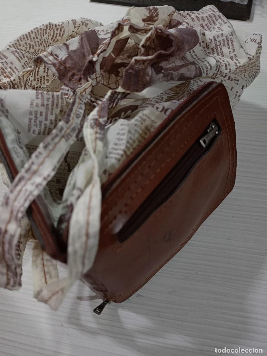 Vintage: monedero bolsa de piel