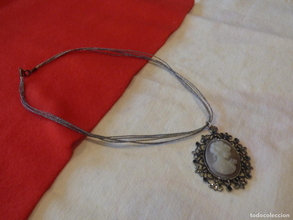 Vintage: Collar metal,a&ntilde;os 80. - Foto 2