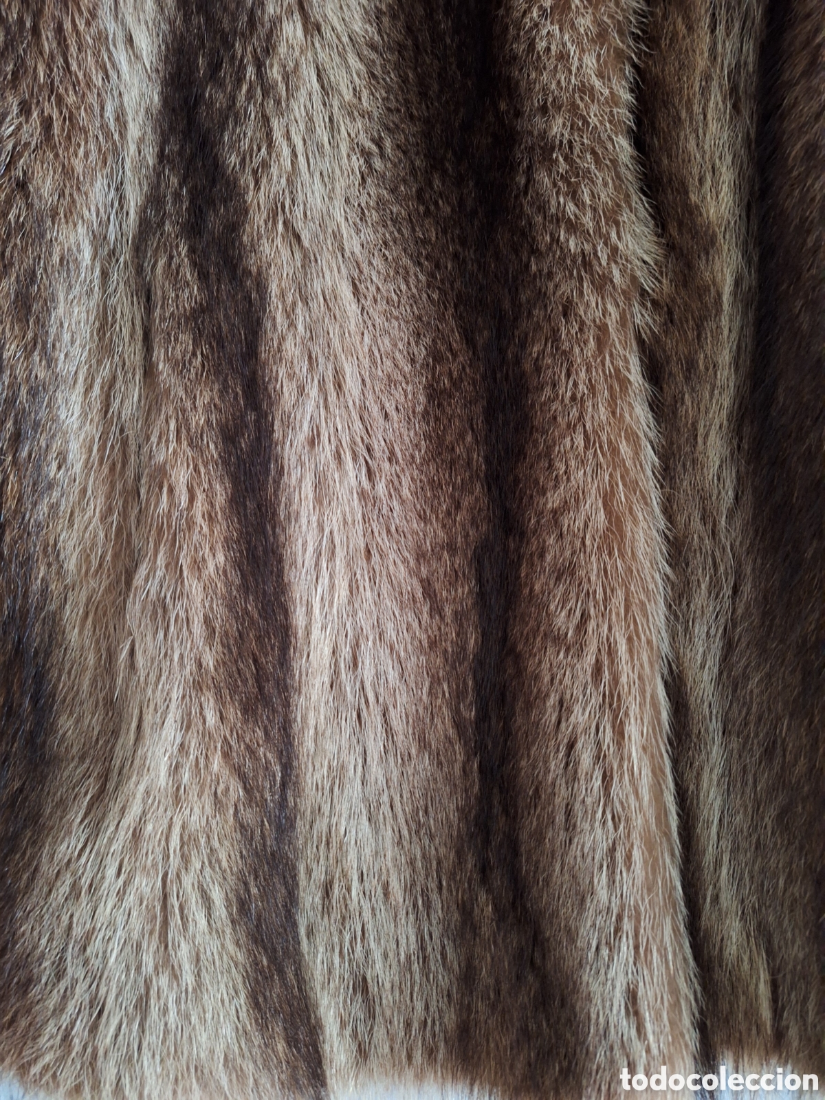 Vintage: Abrigo chaquet&oacute;n de vis&oacute;n - Foto 2
