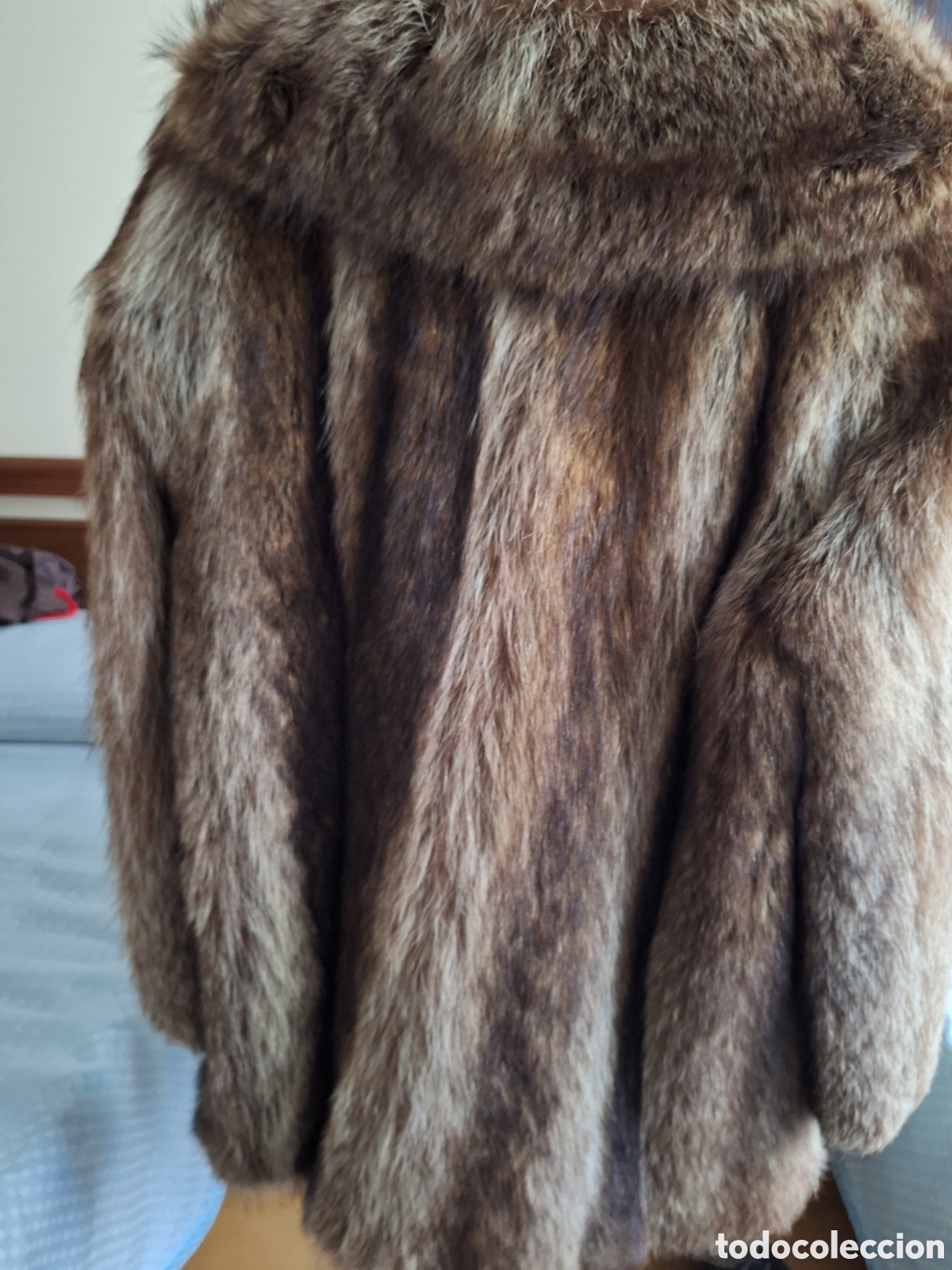Vintage: Abrigo chaquet&oacute;n de vis&oacute;n - Foto 5