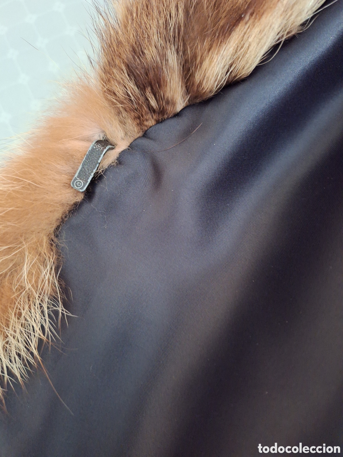 Vintage: Abrigo chaquet&oacute;n de vis&oacute;n - Foto 9