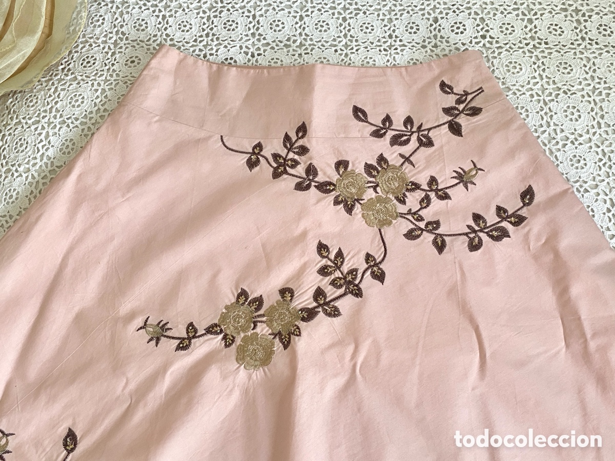 Vintage: Falda vintage bordada - Foto 2
