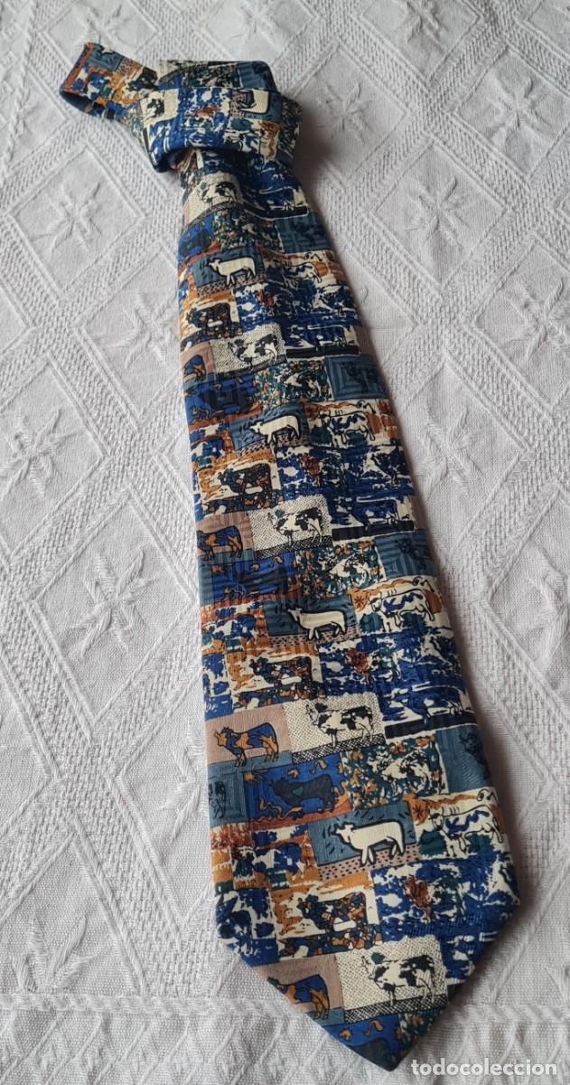 Vintage: Corbata vintage CARLO made Italy - polyester - Foto 5
