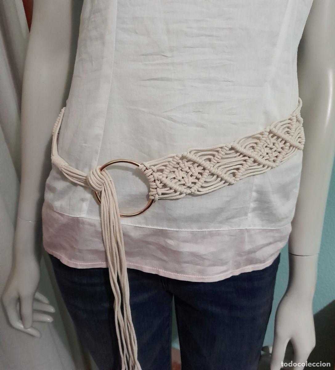 Vintage: Cintur&oacute;n cord&oacute;n de macram&eacute; - Foto 3