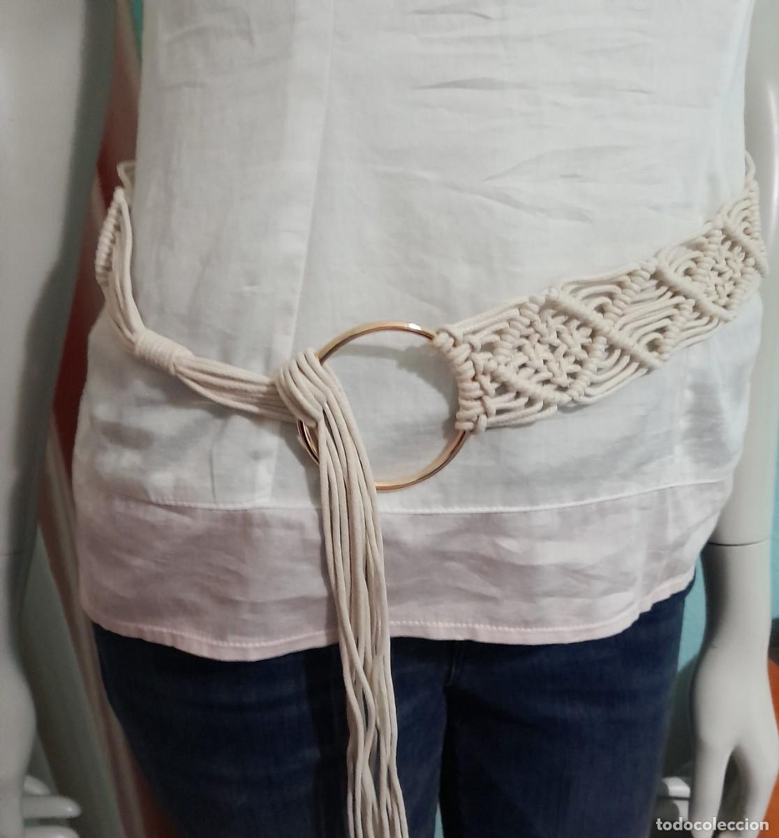 Vintage: Cintur&oacute;n cord&oacute;n de macram&eacute; - Foto 7