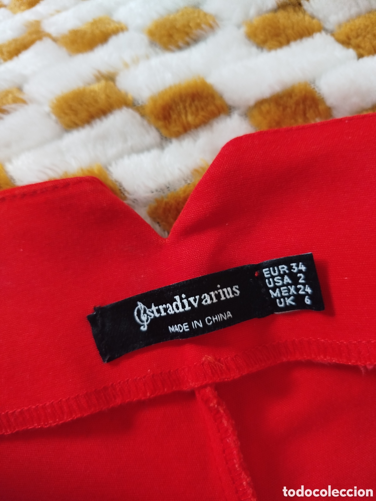 Vintage: Pantal&oacute;n short rojo verano - Foto 4