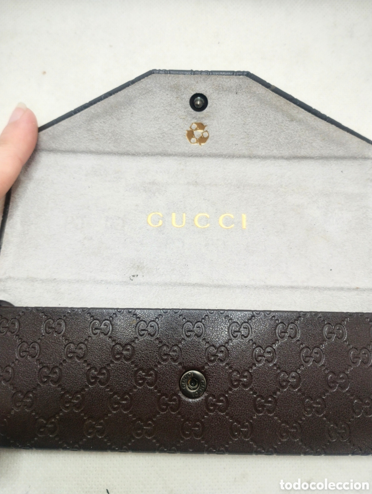 Vintage: Funda plegable para gafas, GUCCI - Foto 4