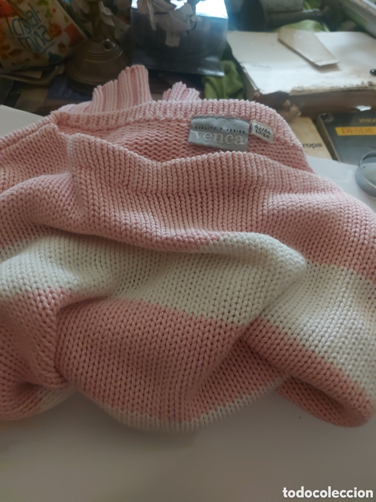 Vintage: Jersey rosa yblanco de - Foto 1