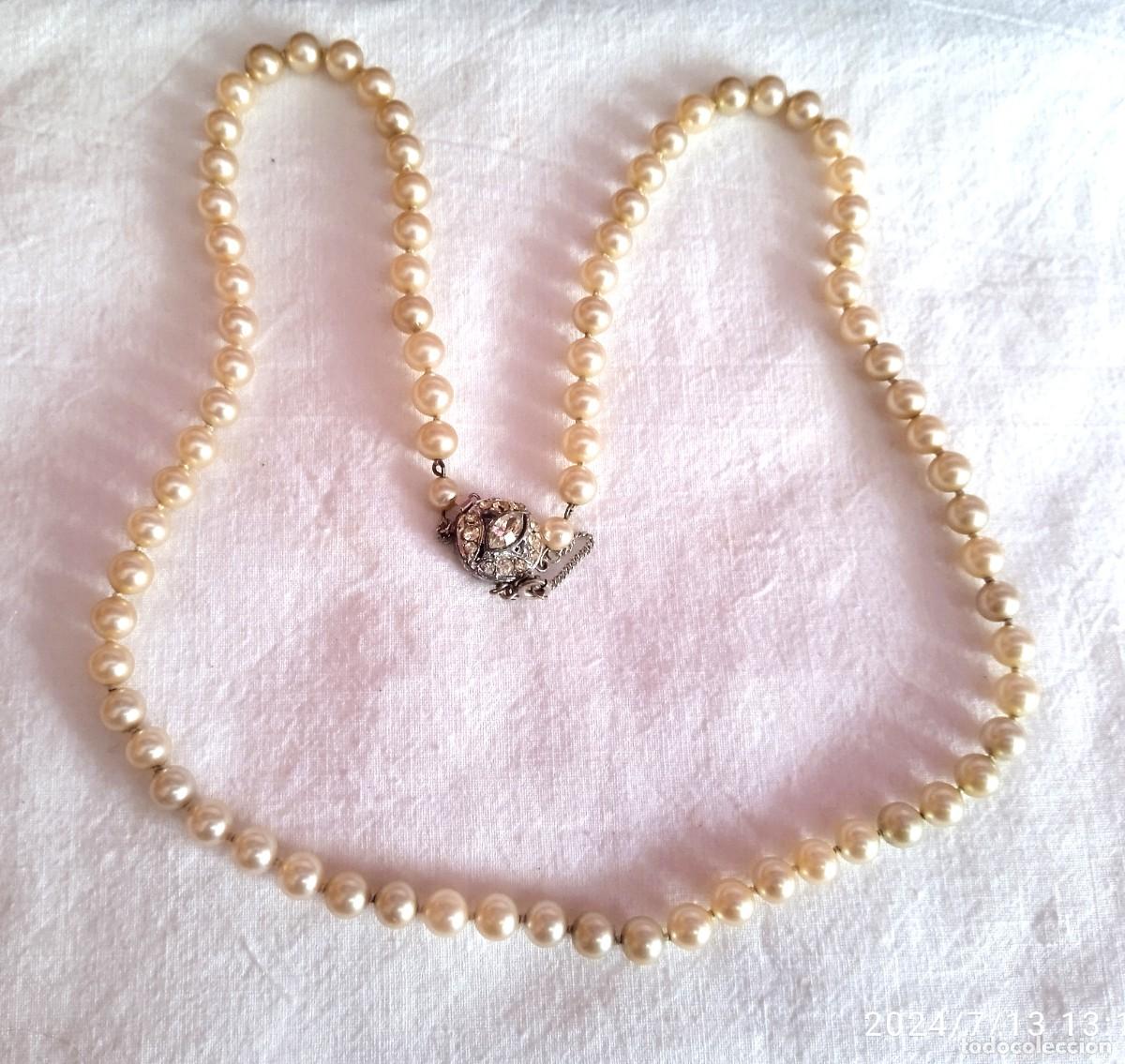 Vintage: COLLAR DE PERLAS DE LOS A&Ntilde;OS 70 - Foto 1