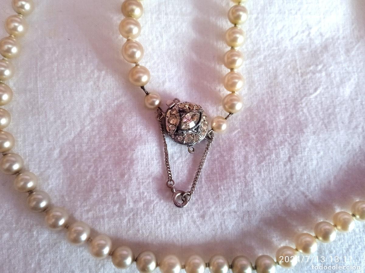 Vintage: COLLAR DE PERLAS DE LOS A&Ntilde;OS 70 - Foto 5