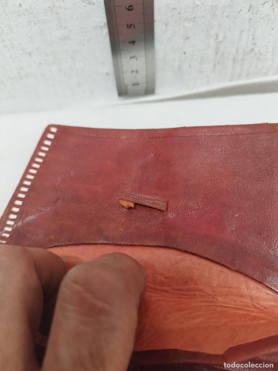 Vintage: Antiguo monedero &aacute;rabe de piel a restaurar. - Foto 10