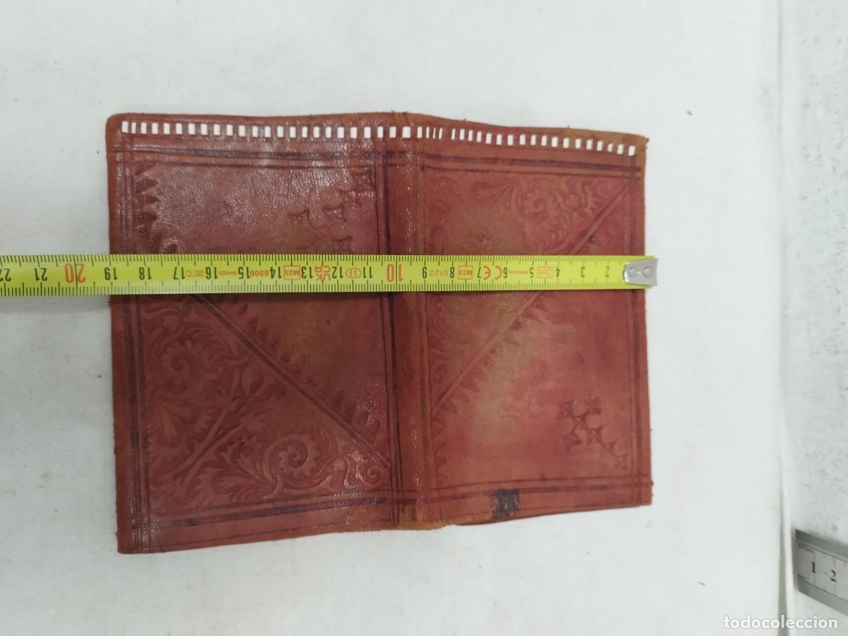 Vintage: Antiguo monedero &aacute;rabe de piel a restaurar. - Foto 13