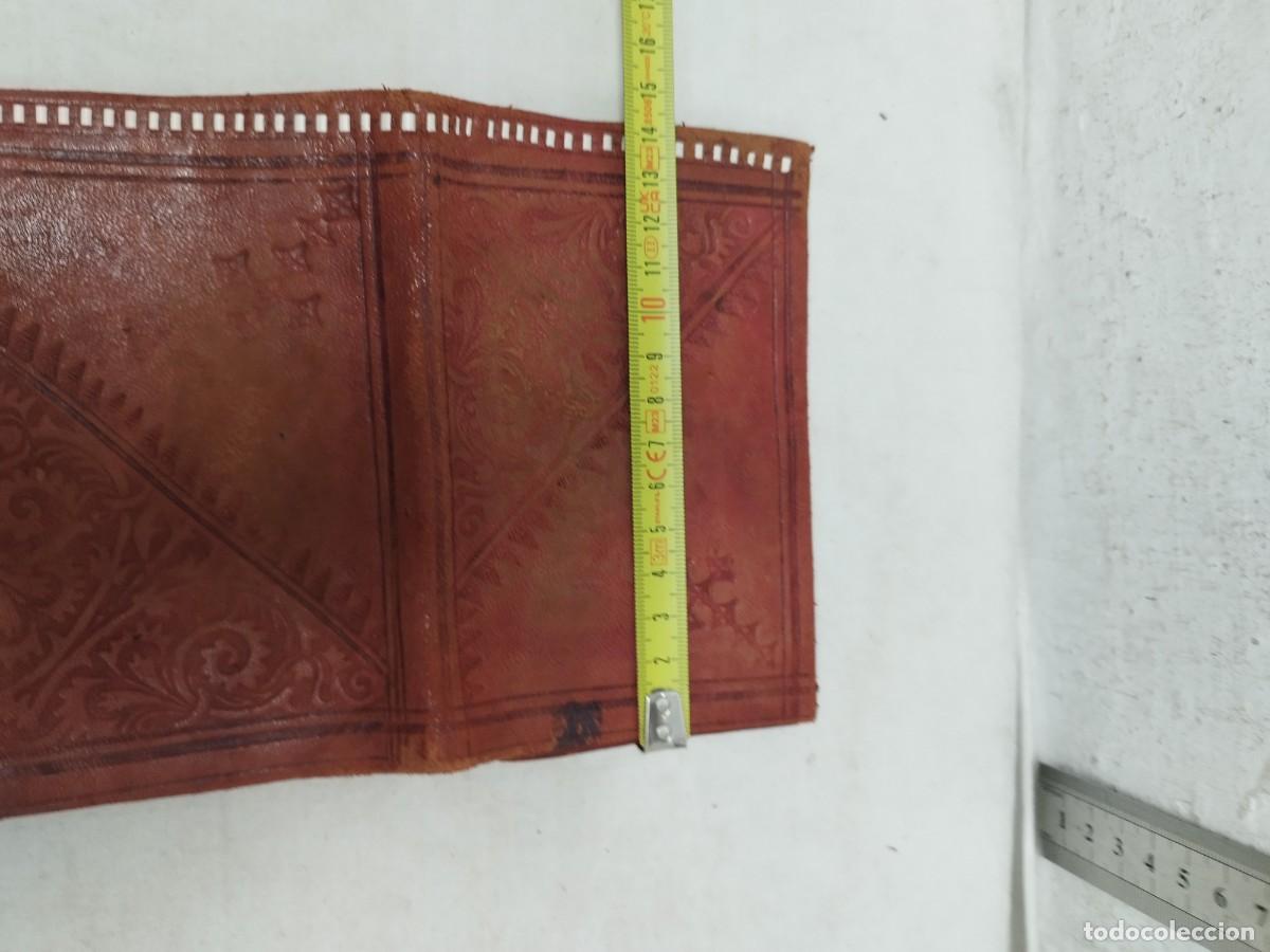 Vintage: Antiguo monedero &aacute;rabe de piel a restaurar. - Foto 14