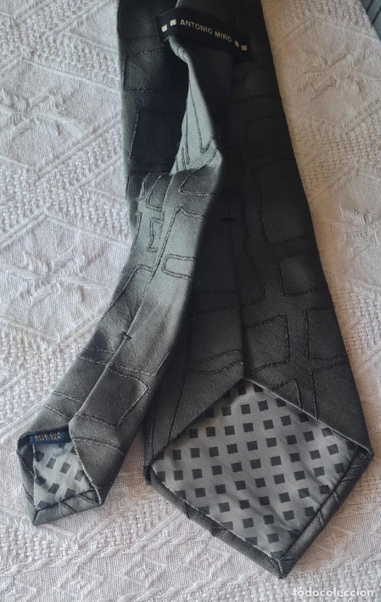 Vintage: Corbata ANTONIO MIRO &ndash; 100% seda - Foto 5