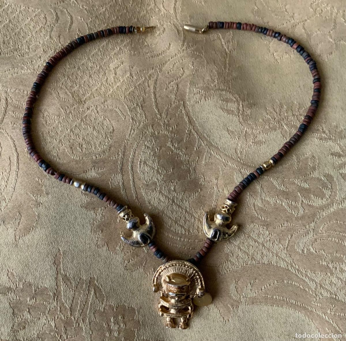 Vintage: R&Eacute;PLICA DE COLLAR PRECOLOMBINO - Foto 1