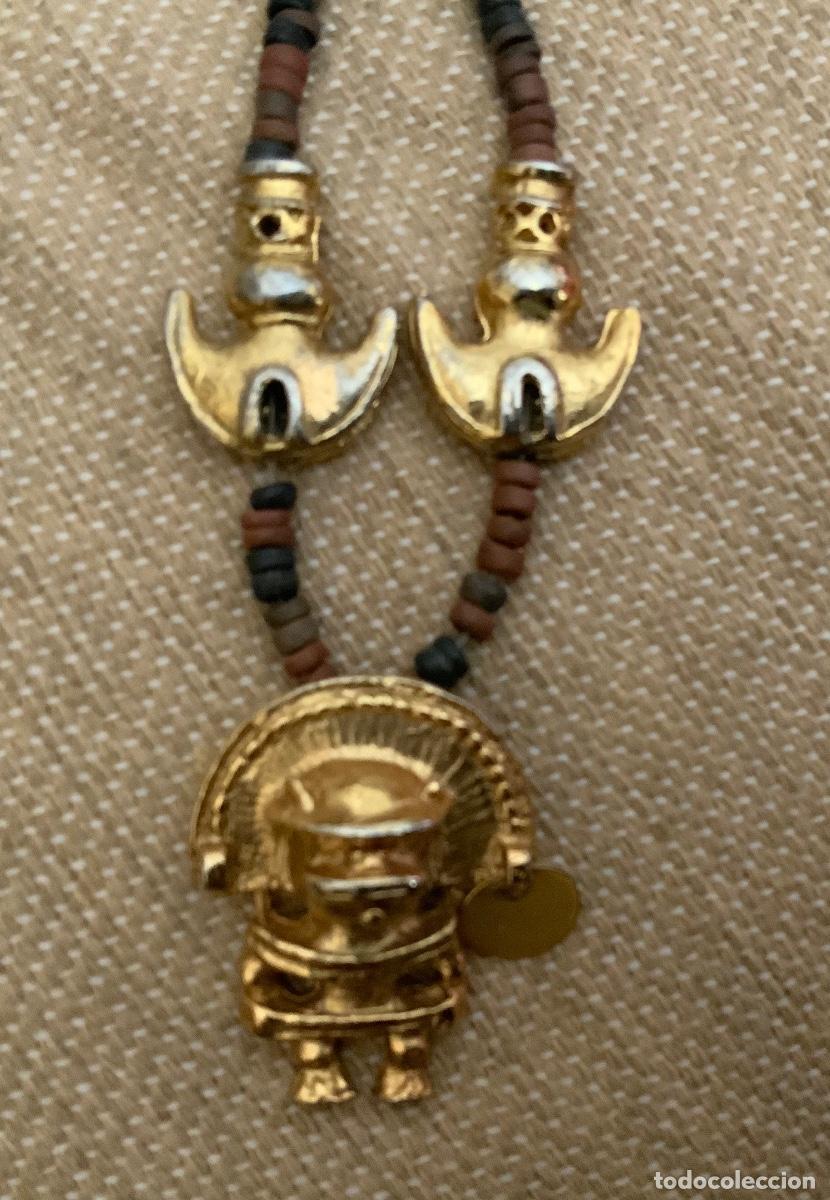 Vintage: R&Eacute;PLICA DE COLLAR PRECOLOMBINO - Foto 2
