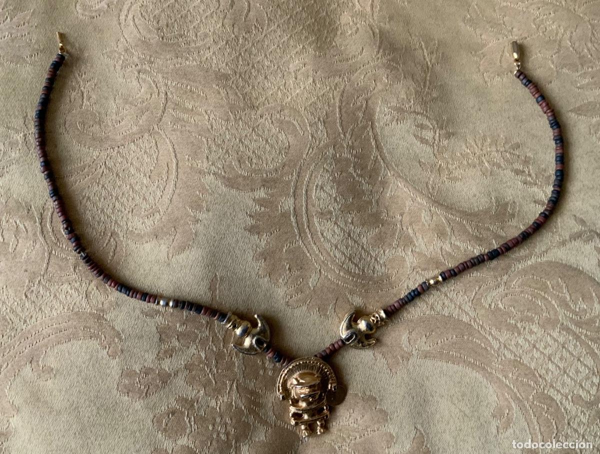 Vintage: R&Eacute;PLICA DE COLLAR PRECOLOMBINO - Foto 9