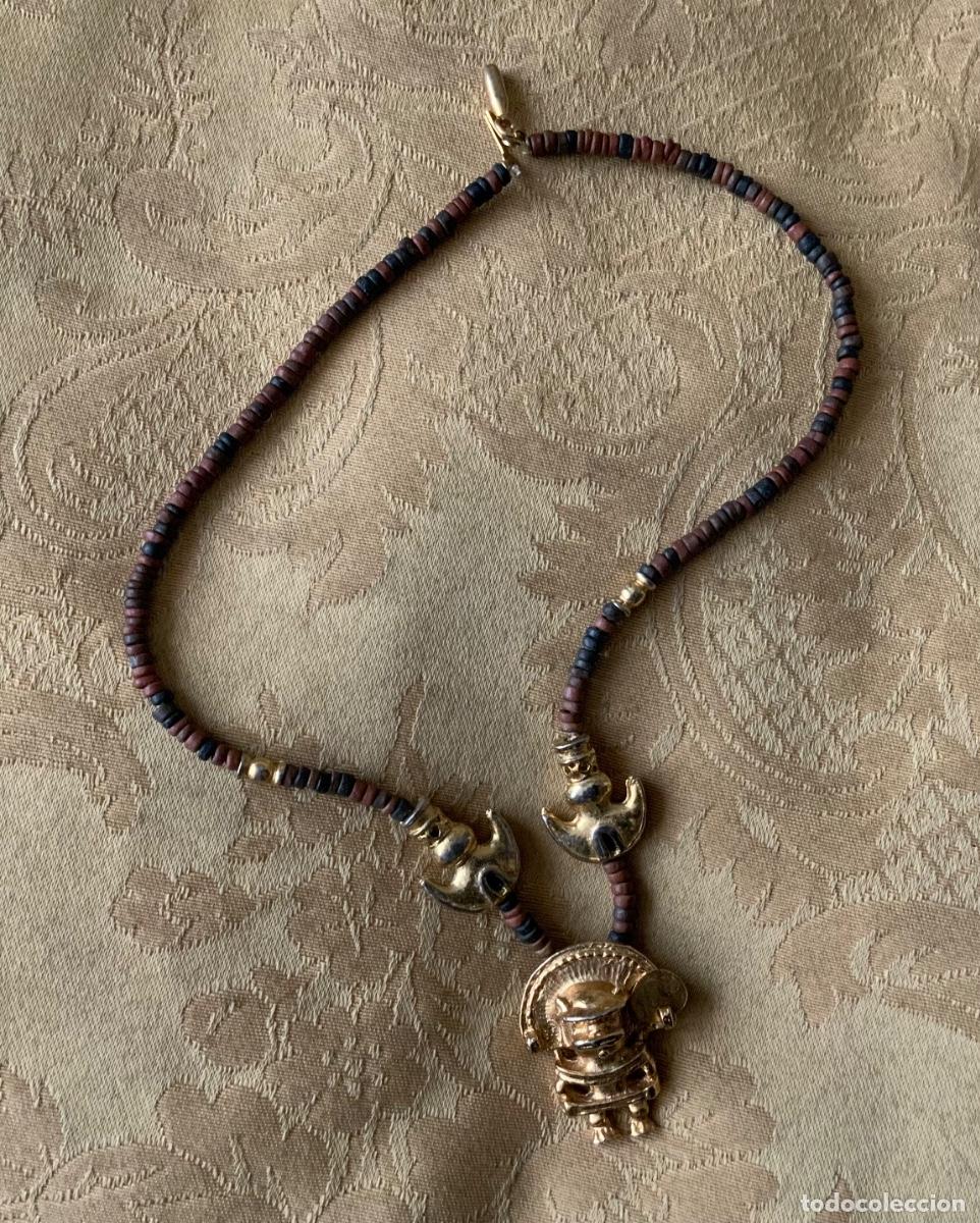 Vintage: R&Eacute;PLICA DE COLLAR PRECOLOMBINO - Foto 12