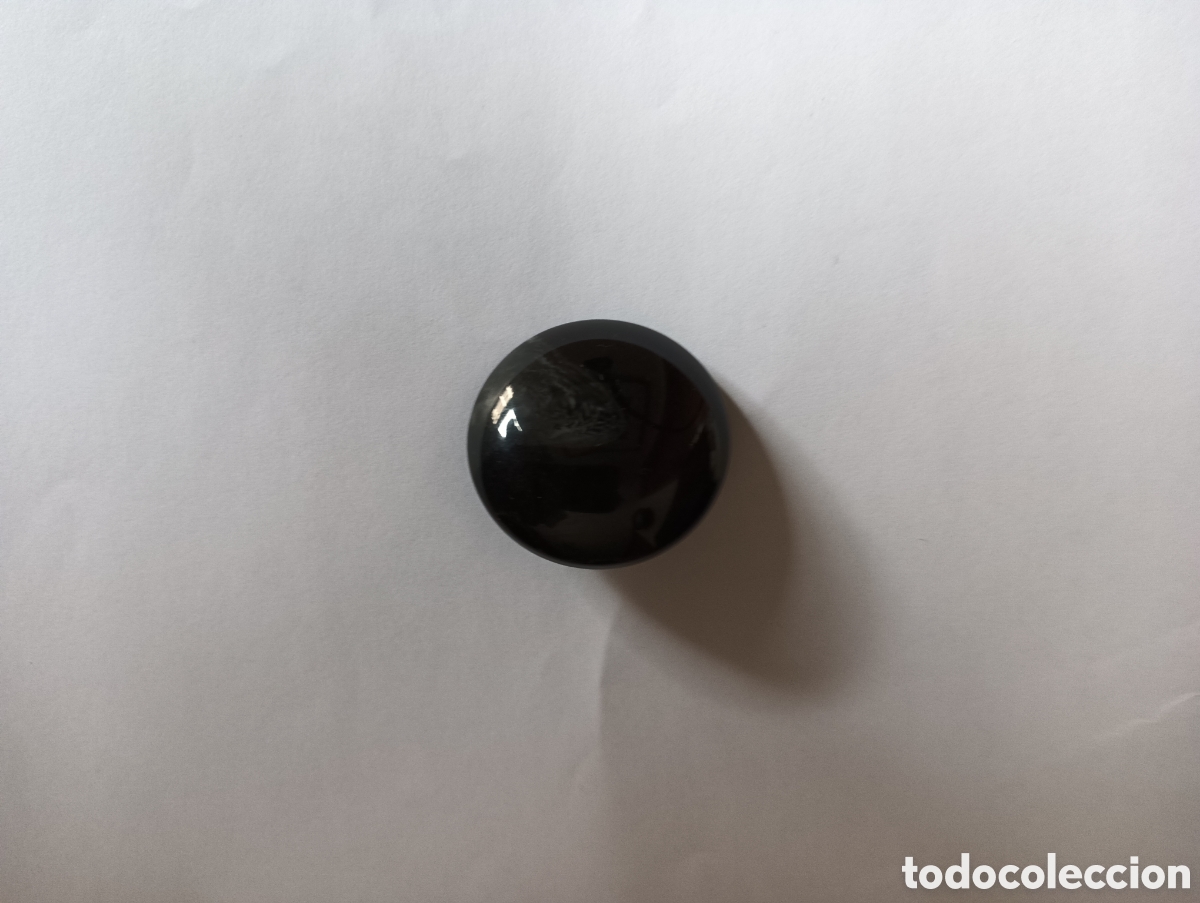 Vintage: BOTON NEGRO ANTIGUO DIAMETRO 3,4 CM. - Foto 1