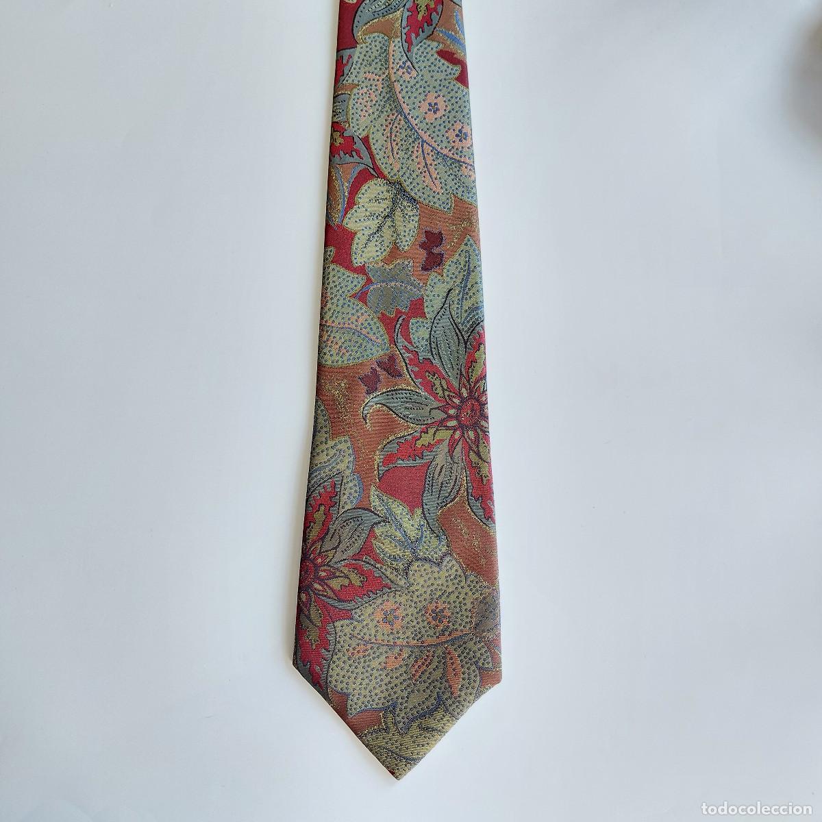 Vintage: CORBATA MOTIVOS FLORALES - Foto 2