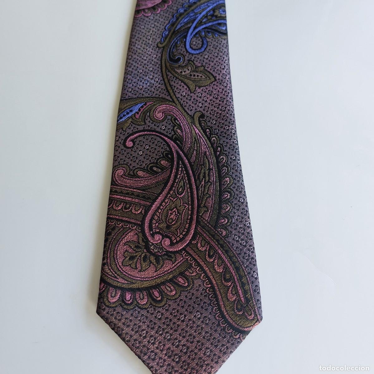 Vintage: CORBATA MOTIVOS FLORALES - Foto 1