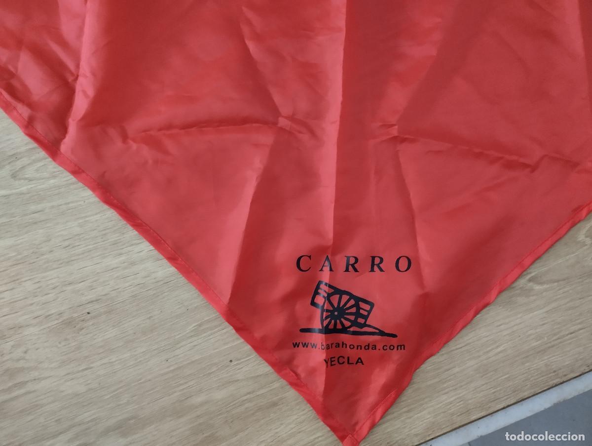 Vintage: pa&ntilde;uelo triangular rojo el carro de yecla - Foto 2