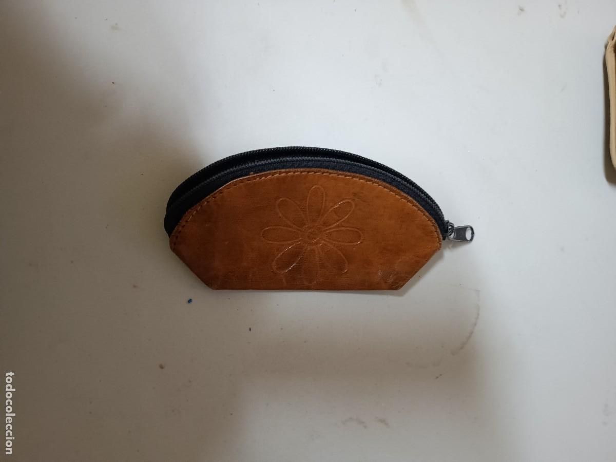 Vintage: Monedero simil Cuero marr&oacute;n - Foto 1