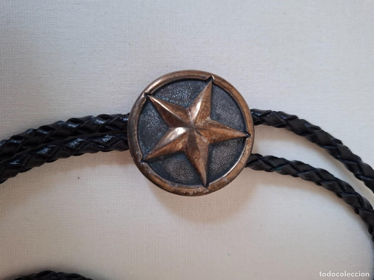 Vintage: Corbata Bolo Cinco Pesos Pinto Ranch - Foto 3