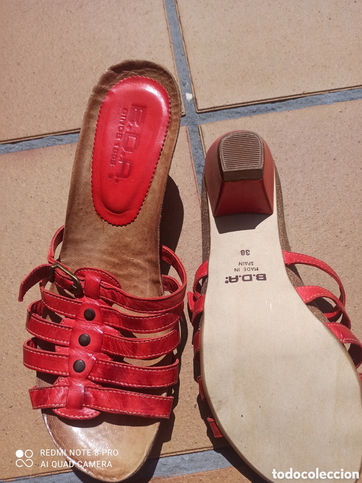 Vintage: Sandalias B. D. A., de piel y sin estrenar - Foto 2