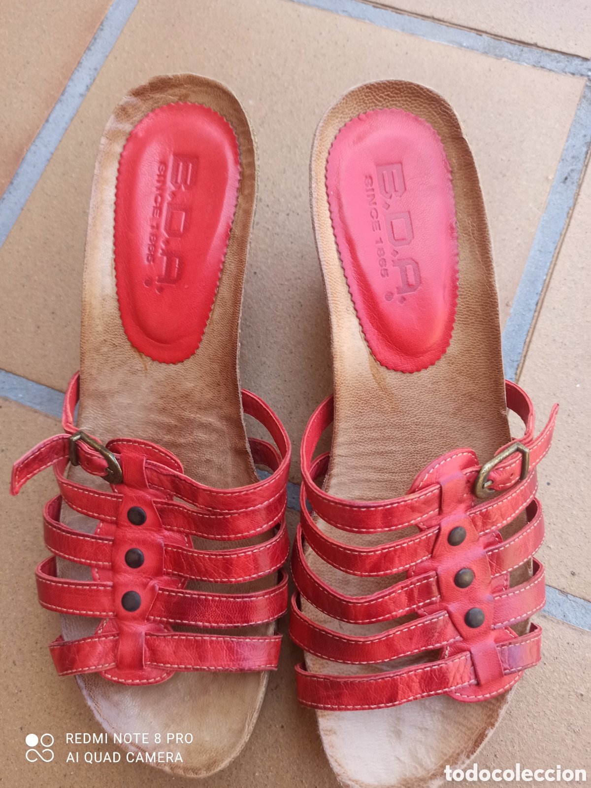 Vintage: Sandalias B. D. A., de piel y sin estrenar - Foto 3
