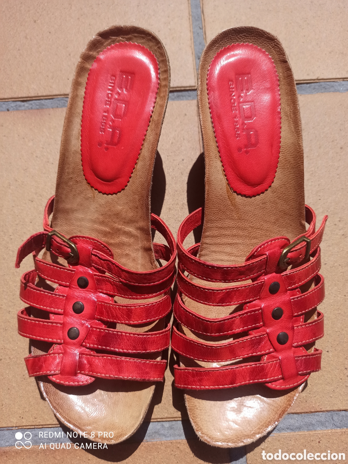Vintage: Sandalias B. D. A., de piel y sin estrenar - Foto 1