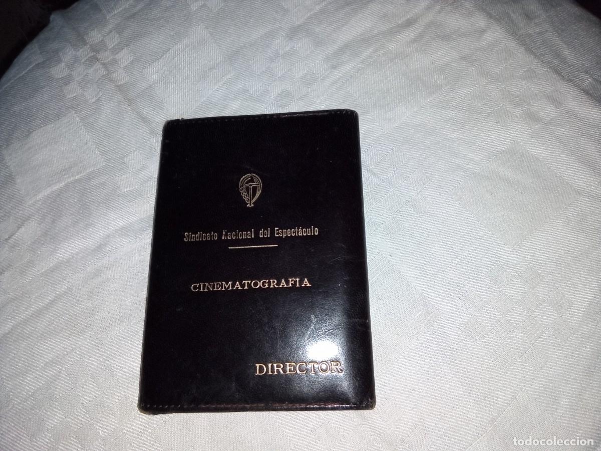 Vintage: Cartera de piel de Director del Sindicato del Espect&aacute;culo - Foto 1
