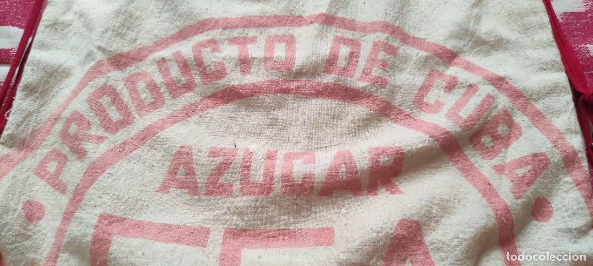 Vintage: MOCHILA HECHA CON SACO DE AZUCAR - CUBA - Foto 2