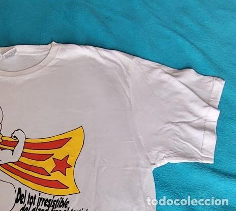 Vintage: Camiseta Unisex Estelada algod&oacute;n blanca - Foto 2