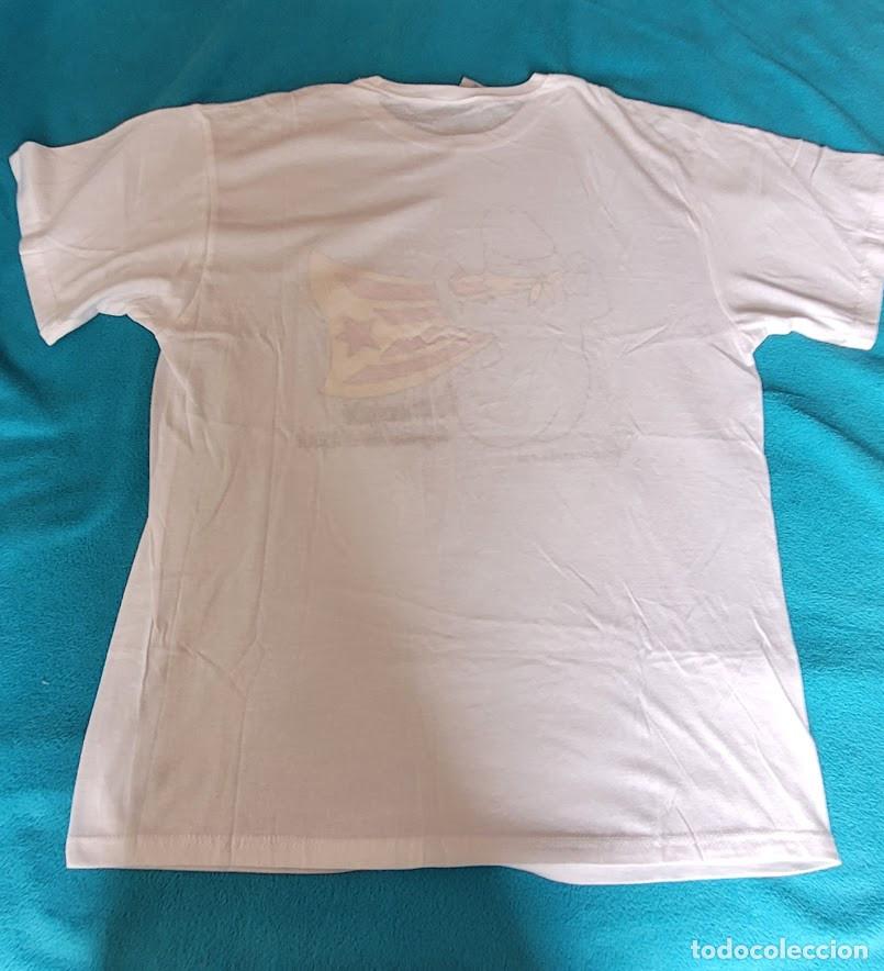 Vintage: Camiseta Unisex Estelada algod&oacute;n blanca - Foto 3