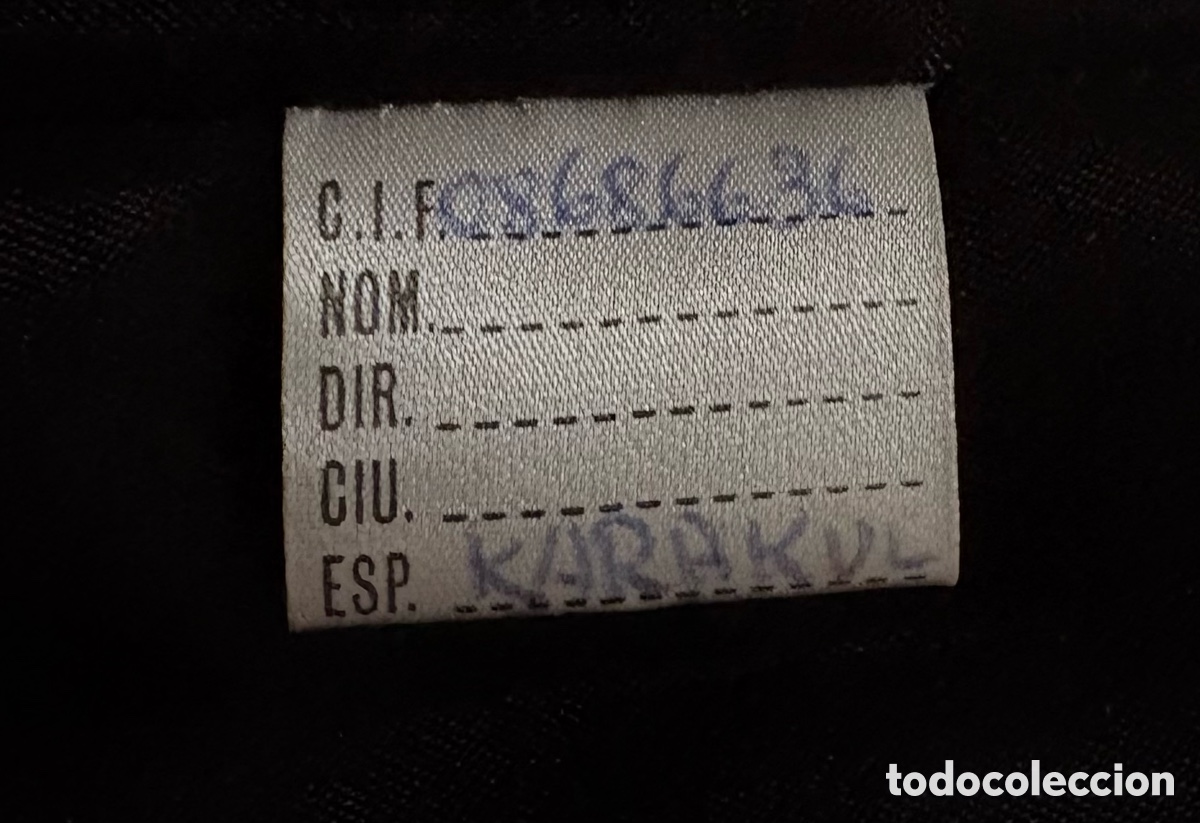 Vintage: (L010) Abrigo de Astrac&aacute;n negro - Foto 17