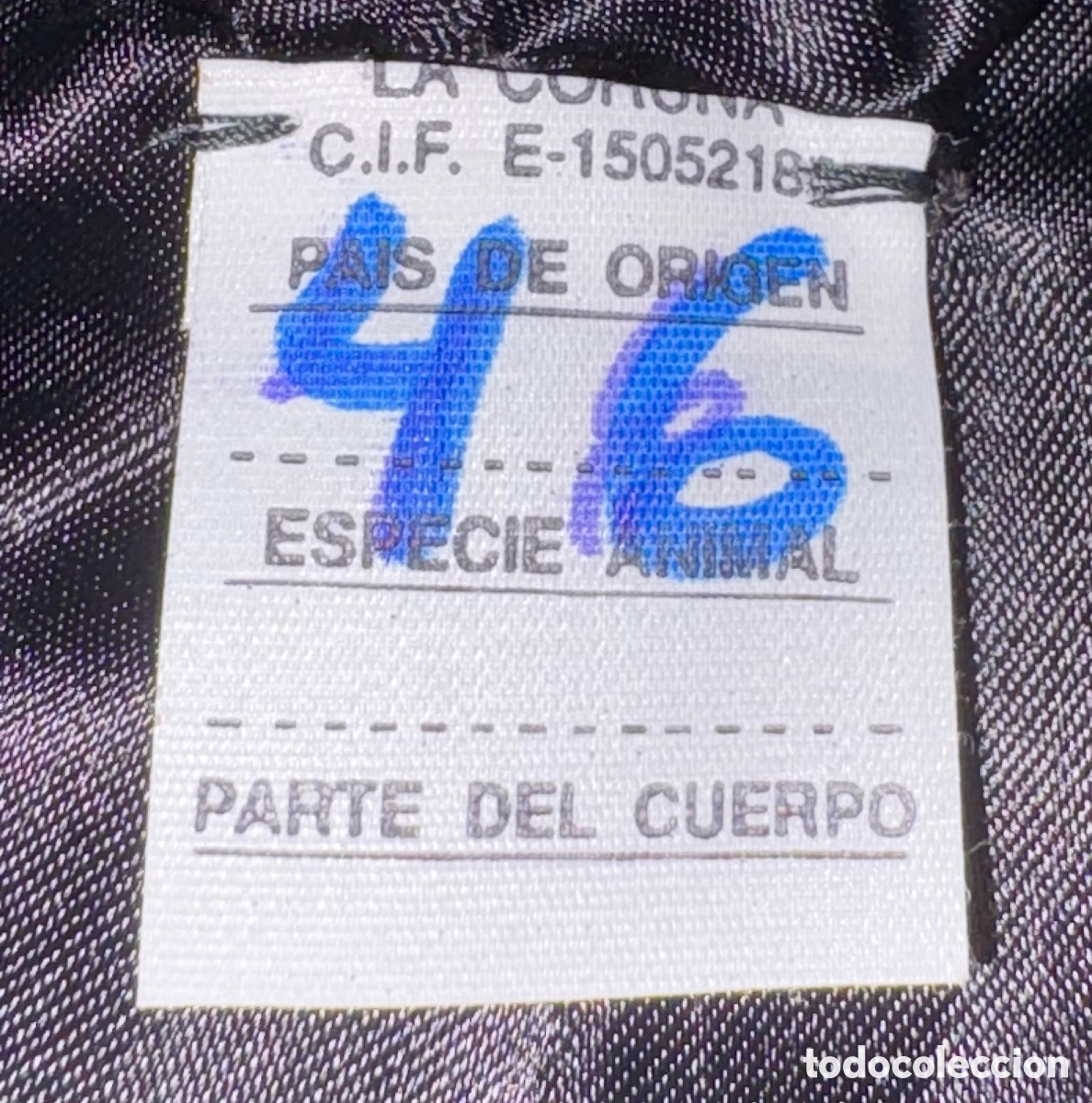 Vintage: (L010) Abrigo de Astrac&aacute;n negro - Foto 18