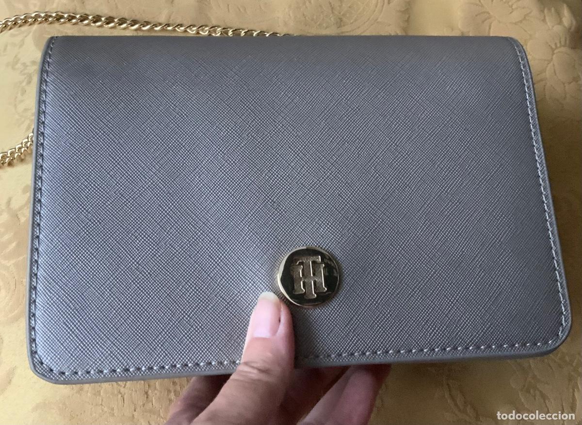 Vintage: BOLSO TOMMY HILFIGER GRIS CON CADENA - Foto 6