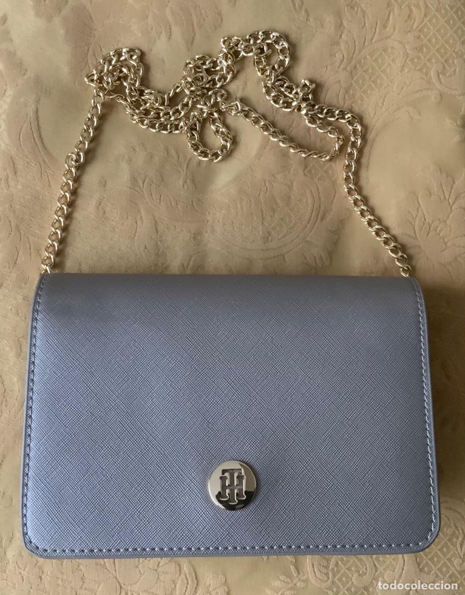 Vintage: BOLSO TOMMY HILFIGER GRIS CON CADENA - Foto 7