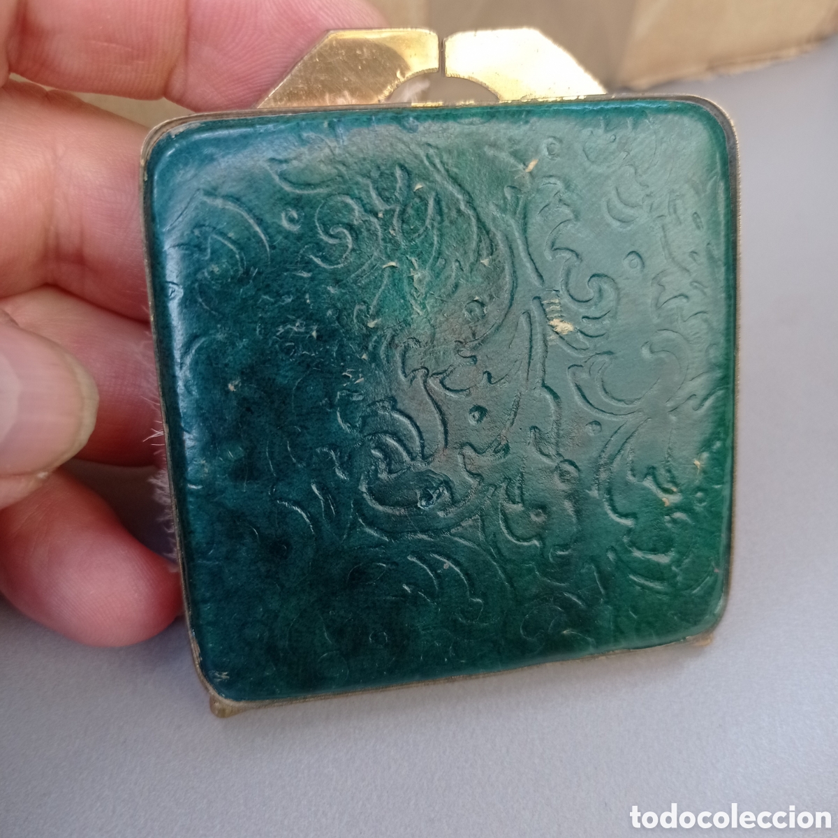 Vintage: Preciosa polvera antigua envio 5&euro; - Foto 2