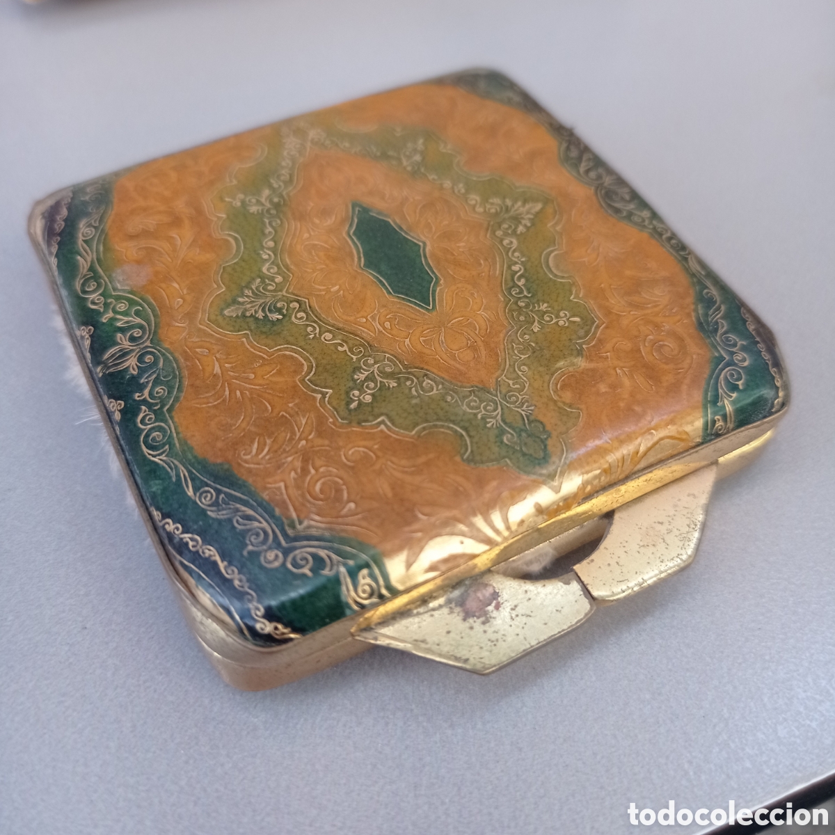 Vintage: Preciosa polvera antigua envio 5&euro; - Foto 1